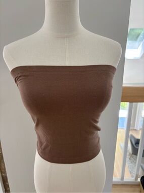 Women's Brown Tube Top